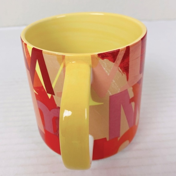 Anthropologie Lottie Monogram Mug Letter M 18oz - Picture 4 of 6